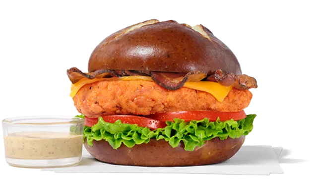 Spicy Pretzel Cheddar Club